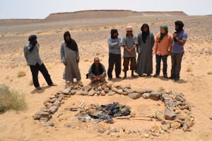 Bertan lurperatu zituzten berriro gorpuzkinak. (Argazkia: Aranzadi)