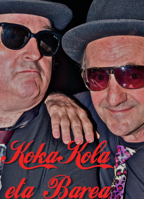 Inaxio Tolosa eta Ramon Agirrek 'Koka Kola eta barea' obra aurkeztuko dute.