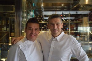 Ivan Balanta eta Eneko Caro, Zaldi Txiki jatetxeko sukaldariak. (Argazkia: Iñaki Agirre)