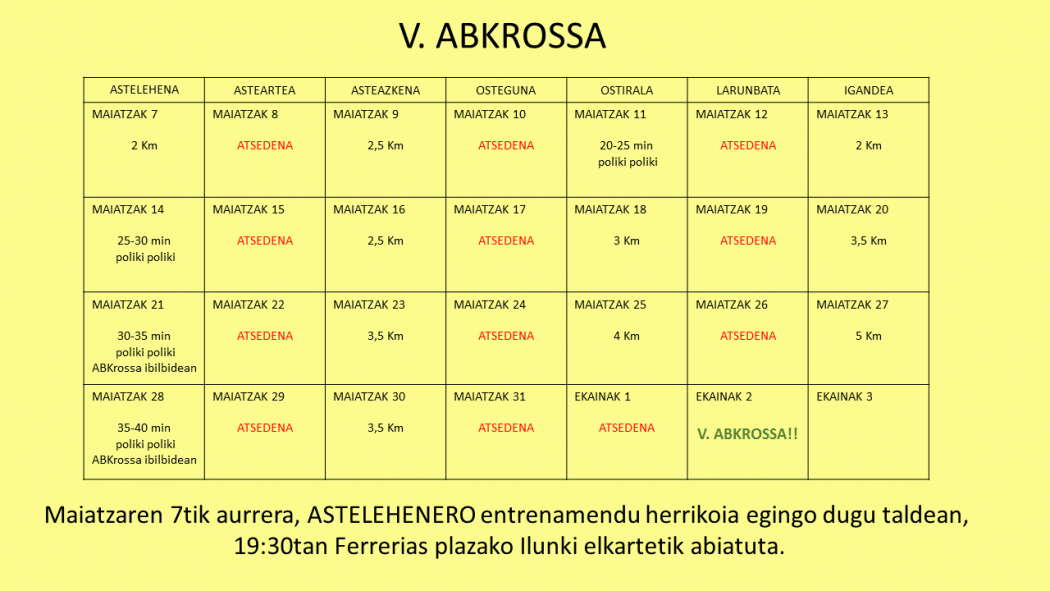 ab-krosa-entrenamendu-taula
