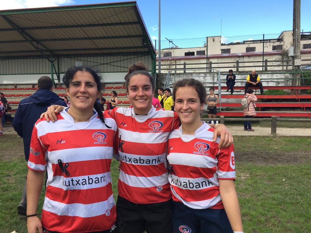 Mariana Mendibil (Uni Bilbao), Ana Polo (Getxo) eta Batirtze Basabe (Gernika), Landaren.