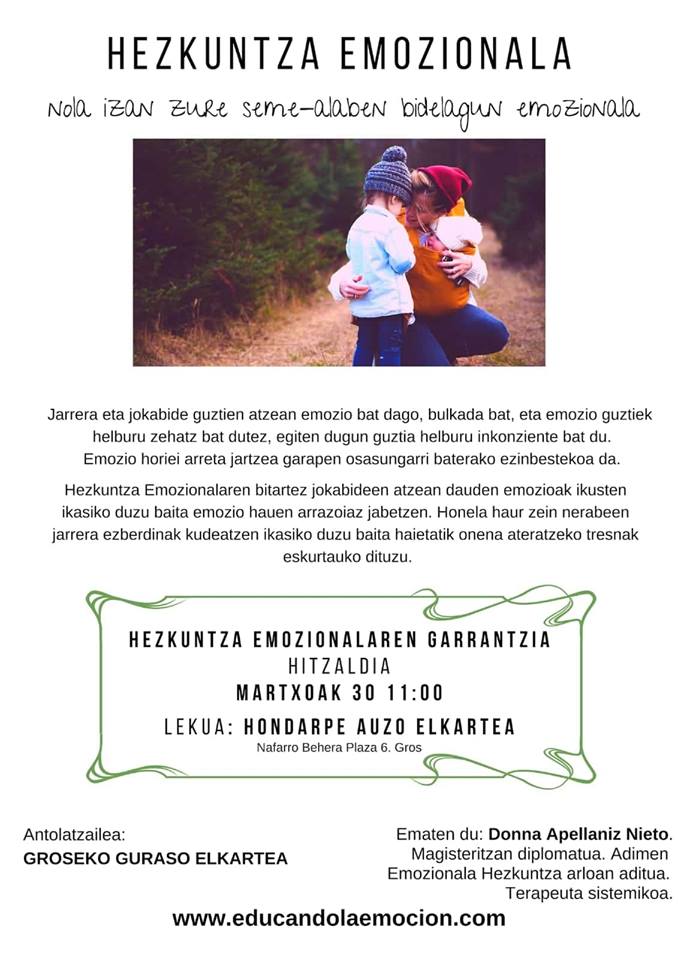 gros hezkuntza emozionala