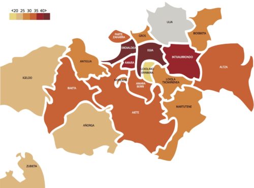 General abstention map 2019