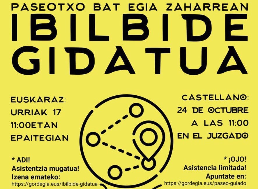 Bisita gidatuan parte hartu dezakeen jendearen kopurua mugatua da, eta horregatik, aurrez izena ematea komeni da. (Argazkia: Gordegia)