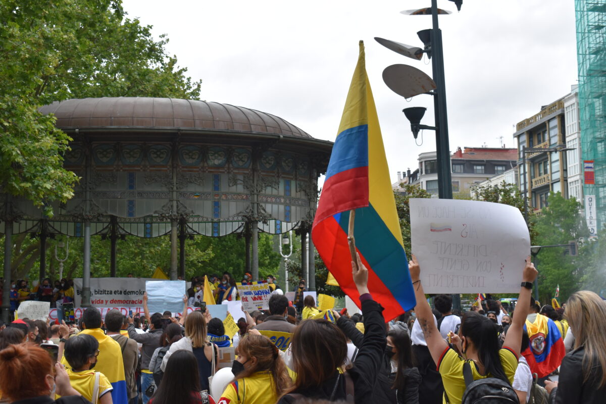 kolonbia protesta