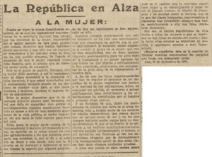 Altzako emakumeak errepublika garaian.