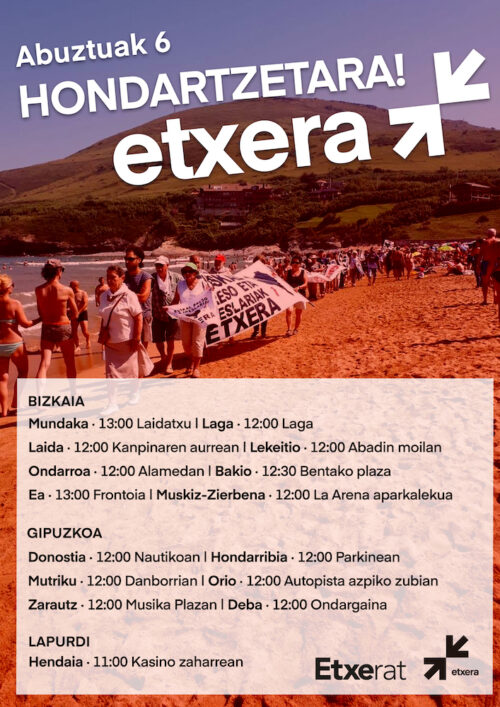 etxerat hondartzetara 2023