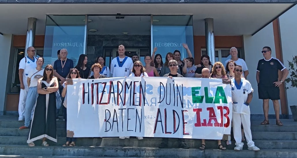 San Juan de Dioseko langileen protesta