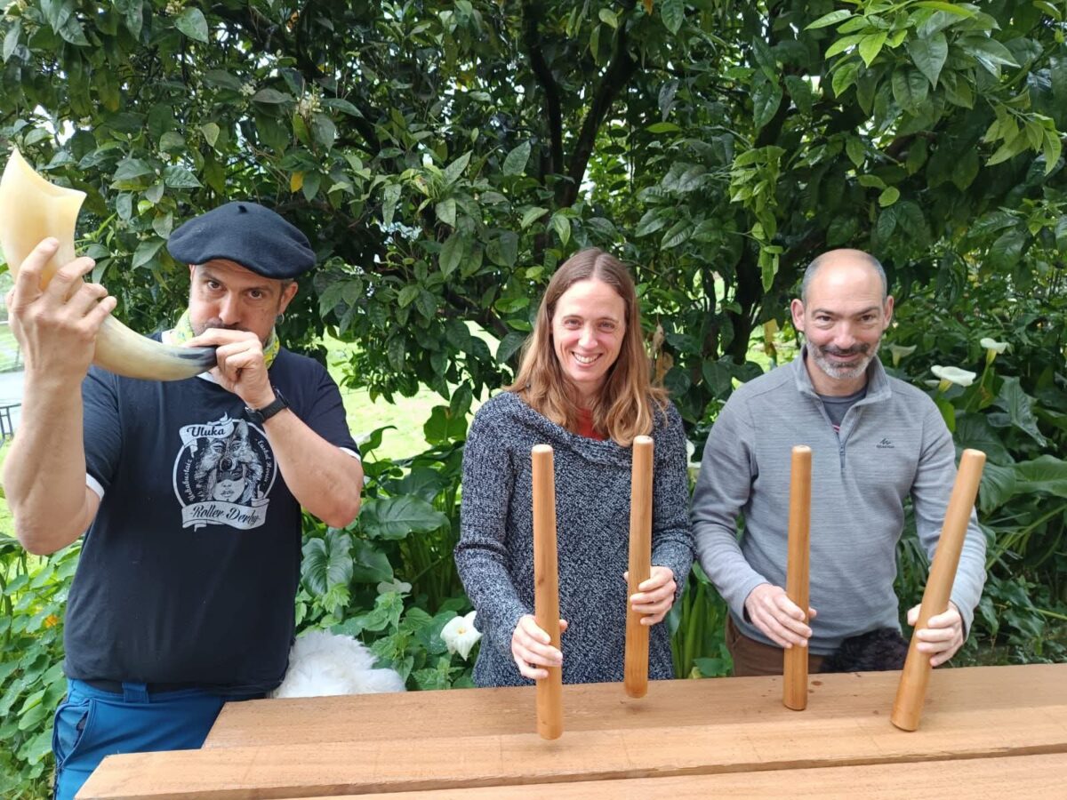 Ibon Etxeberria, Leire Tapia eta Sergio Lamuedra