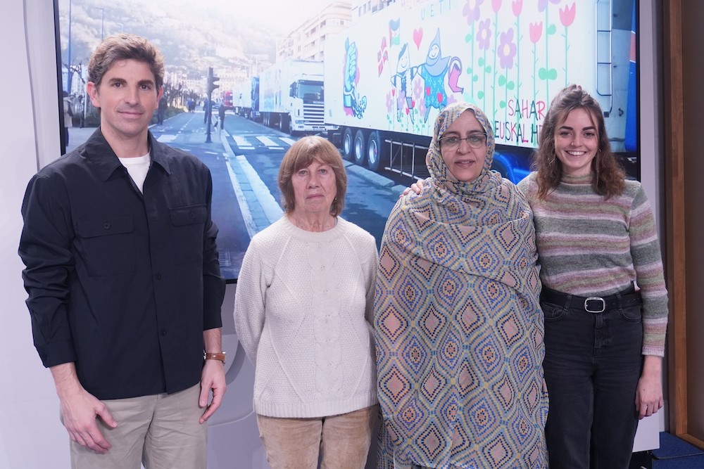 Sahararen aldeko karabanaren aurkezpena