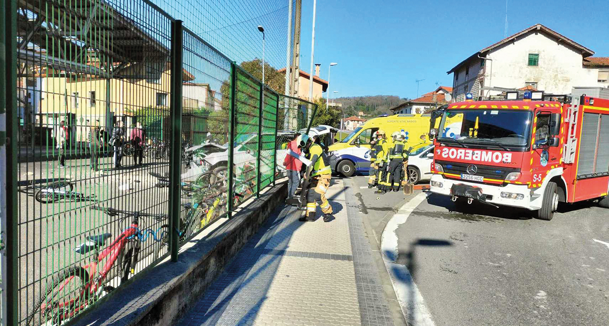 Martuteneko ikastolako bihurgunea