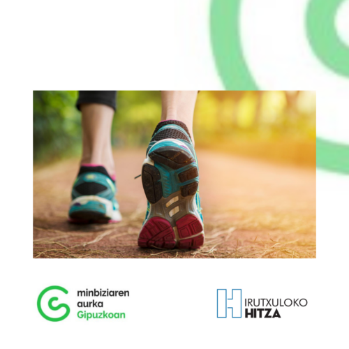 Minbiziaren aurka Gipuzkoan elkartearen 12. Martxan parte hartzeko dortsala bi lagunentzat