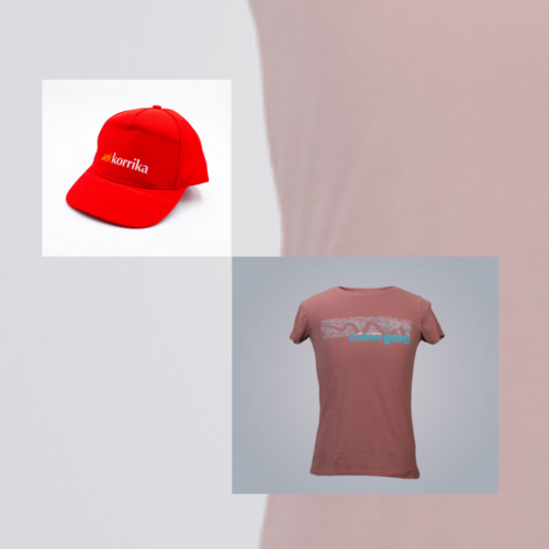 Korrikako kamiseta eta txapela