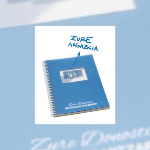 IRUTXULOKO HITZAko koaderno moldagarria