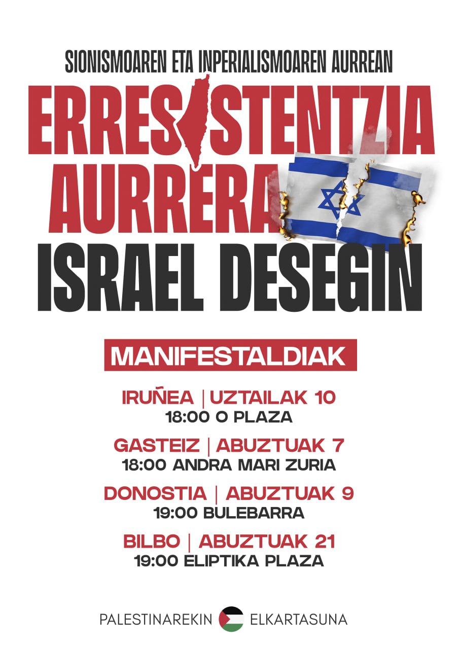 Palestinarekin elkartasunaPalestinarekin elkartasuna