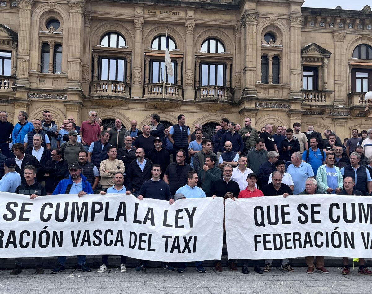 Taxisten protesta